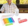 Large Daily Pill Organizer 4 Times A Day, Weekly Pill Box, 7 Day