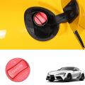 Gas Petrol Tank Cover Inside Fuel Tank Cap Cover Trim Stickers Red