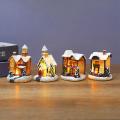 Christmas Luminous Small House Led Warm Lights European-style B