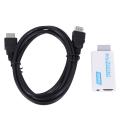 For Wii to Hdmi Converter with 5ft High Speed Hdmi Cable Adapter