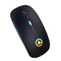 Yindiao Rechargeable 2.4ghz Led Backlight Gaming Mouse(black)