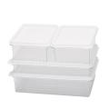 Clear Fridge Storage Containers with Lids Stackable Set