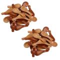 40 Pieces Small Wooden Spoons Mini Condiments Spoons
