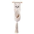 Owl Macrame Macrame Plant Hangers Handmade Cotton Rope Holder Stand