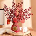 5pcs Chinese New Year Artificial Flowers Spring Festival Supplies(b)