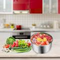 Stainless Steel Steamer Basket with Silicone Covered Handle Basket