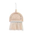 Simple Wall Hanging Pendants Woven Bamboo Creative Gifts Tassel A