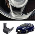 Car Steering Wheel Panel Decorative for Toyota Aqua Carbon Fiber