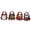 4pc/set Christmas Decorations Tree Hanging Ornaments Non-woven
