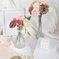 Artificial Wedding Flowers Box Set Fake Dusty Rose Flowers Combo