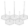 5pack Clear Acrylic Donut Display Stand for Birthday, Wedding, Party