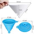 50pack 100 Micrometre Paint Cone Paint Strainers with 1 Pcs Funnel