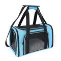 Travel Pet Carrier Puppy Cat Carriers Collapsible Dog Carrier Blue