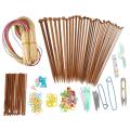 Knitting Needles Set-bamboo Circular Knitting Weaving Tools Kits