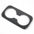 Car Carbon Fiber Abs Rear Drain Cup Decoration Cover Trim Stickers