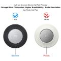 For 2020 Nest Thermostat Bracket Siding Cover Silicone Plate (blue)