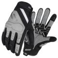 West Biking Breathable Full Finger Racing Motorcycle Gloves,grey M