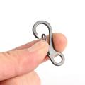 20pcs Mini Sf Backpack Spring Clasps Carabiners Equipment,grey