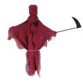 Halloween Hanging Ghost Scary Horror Red Skull and Sickle Grim Reaper