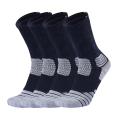 4pair Basketball Socks for Adult Cushioned Mid-calf Sports Socks Xl