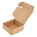 200pcs Kraft Paper Box Nice Kraft Box Packaging Box Small Size-brown