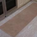 Pure Color Household Absorbent Kitchen Floor Mats Light Brown