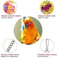 Bird Parrot Toys Colored Paper Rattan Balls Toys Cage Chewing Toys