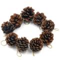 Pack Of 9 Decorative Hanging Pinecone Christmas Tree Decorations