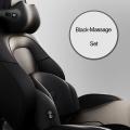 Car Massage Neck Support Pillow Seat Back Headrest Pillow (black)