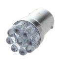 8 X 1156 Lamp Bulb Ba15s P21w 9 Leds 12v White for Car