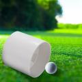 2.7cm Aperture Outdoor Golf Training Flag Pole Hole Cup White Plastic