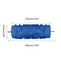 5 Inch Embossed Paint Roller Sleeve Wall Texture Stencil Decor 039y