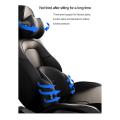 Car Massage Neck Support Pillow Seat Back Headrest Pillow (black)