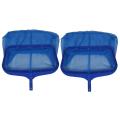 2x Skimmer Net,duty Leaf Rake Cleaning Tool,fine Mesh Net Bag Catcher