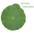 Pack Of 9 Artificial Floating Foam Lotus Leaves Water Lily Pads Green