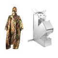 Outdoor Three-in-one Raincoat Multi-purpose (camouflage)