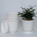 6pcs Garden Plastic Flower Plant Pots Set Indoor for House Foliage