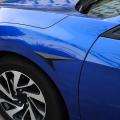 Carbon Fiber Side Bumper Sticker for Honda Civic 2016-2019
