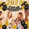 New Years Eve Party Decoration Set, Banner, 2022 Foil Balloons A