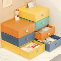 Colorful Desktop Stackable Storage Drawer Office Supplies Box 2