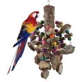 Bird Toys, Parrot Toys for Large Birds, Wood African Grey Parrots
