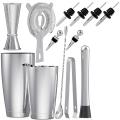 Stainless Steel Boston Bar Set Tools with 28oz/20oz Shaker Tins