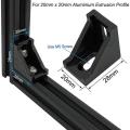 Aluminum Profile Connector Set,for Slot 6mm 20s Aluminum Rail Fitting