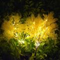2pcs Solar Flower Gift Solar Flower Lights for Flower Bed Lawm Yard A