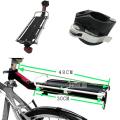 Aluminum Alloy Bike Seat Rack Luggage Carrier Post Rack with Light