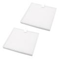 2pc Filter Screen Replacement Accessories for Ilife V8 (white+black)