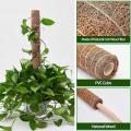 6pcs Moss Pole for Plants Monstera, Upwards,with Twist Ties&jute Rope