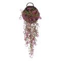 Artificial Flowers with Basket,for Garden/outdoors/home,purple