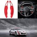2 Pcsaluminum Steering Wheel Paddle Shifter for Toyota Gt86 Red