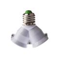 E27 1 to 2 E27 Led Light Lamp Bulb Adapter Split Splitter Base Socket